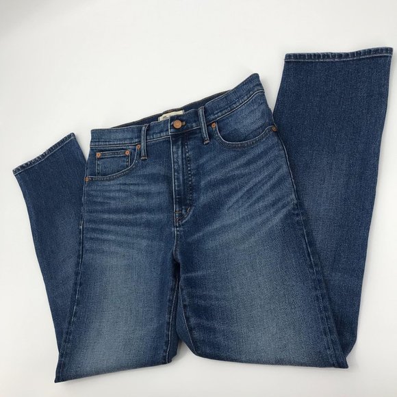 Madewell Classic Straight Jean Medium Wash Blue 29 - Picture 8 of 11